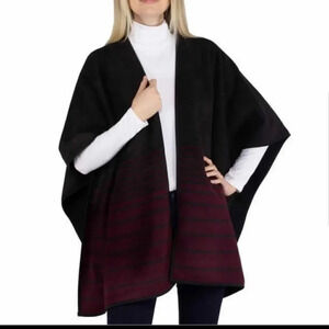 Ike Behar Ladies' Reversible Wrap with High Pile Fleece